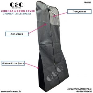 Black Non-Woven Lehenga Cover