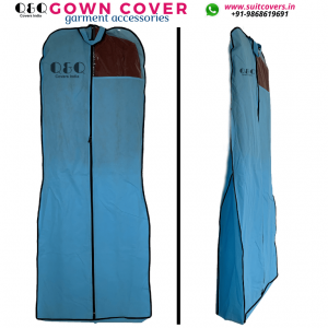 Blue-Non Woven-Lehenga Cover