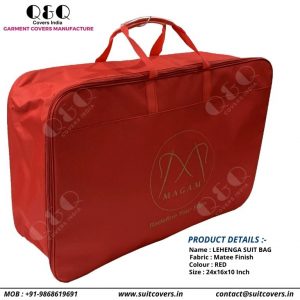 Bridal Lehegna Bag -Red