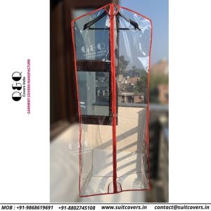 transparent lehenga cover
